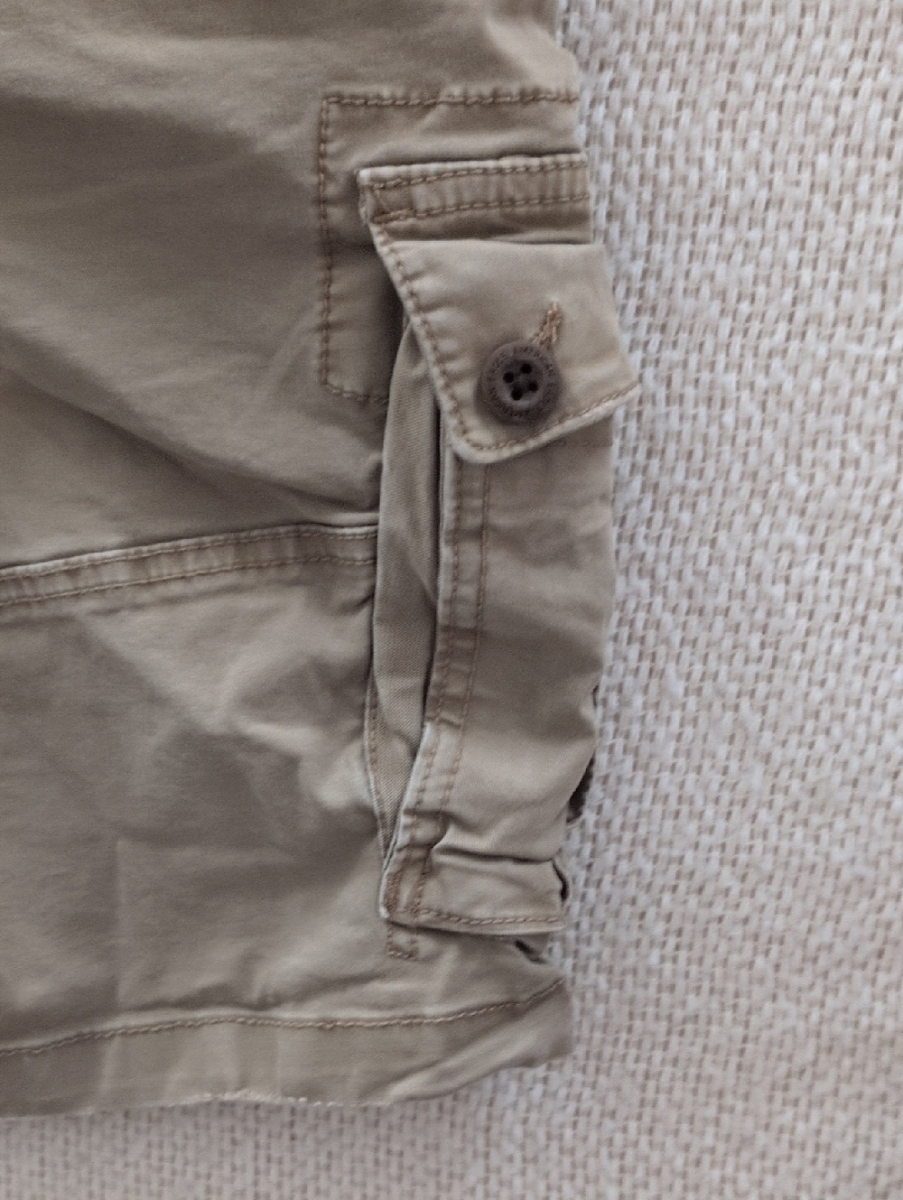 American Eagle Flex Khaki Cargo Shorts Men's 30 Utility Pockets Relaxed Fit - Picture 12 of 16